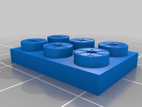 openscad tente ladrillo generador ladrillos de la construcción juguetes 3d print model - Mito3D
