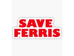save ferris logo signs logos 3d print model - Mito3D