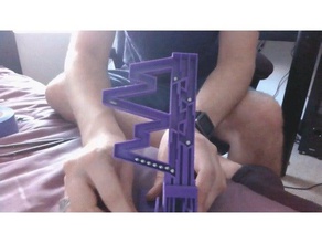 el crank mermer lifter kinetik heykel heykeller 3d print model - Mito3D