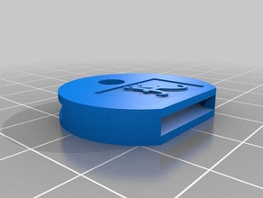 alabama crimson tide clave cubre 3d la impresión casa de los hogares llavero cadena rojo rollo marea rtr universidad 3d print model - Mito3D