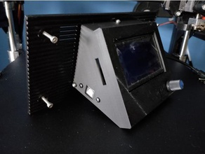 lcd-Gehäuse-usb-hypercube-evolution Gehäuse für die Elektronik 3d Drucker Zubehör 3d print model - Mito3D
