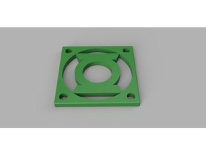 linterna verde de la tapa del ventilador 40mm 3d impresora accesorios Ventilador refrigeración 3d print model - Mito3D