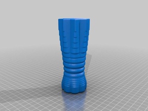 steve art-deco vase décor minimes en mode 3d print model - Mito3D