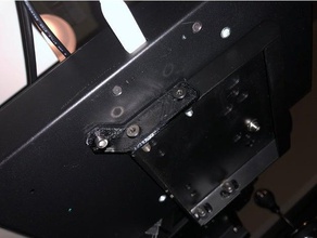vesa 100 mm adaptateur gt omega racing gear montage du levier de vitesse v2 ordinateur gtomega 3d print model - Mito3D