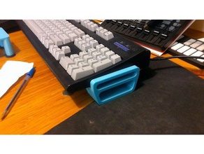 keyboardlaptop riser computer keyboard stand laptop 3d print model - Mito3D