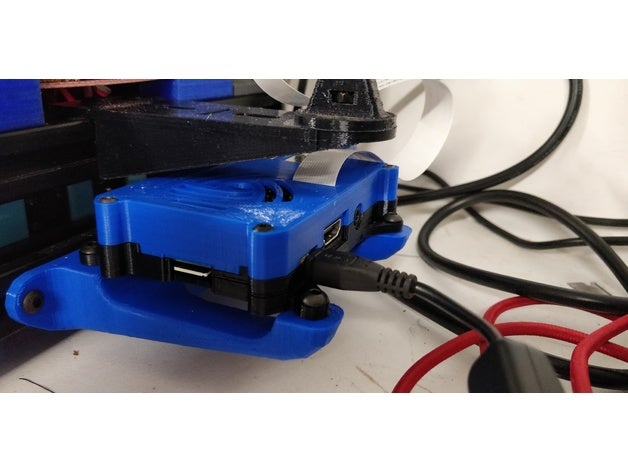 framboesa pi3b horizontal 2020 montagem 3d a impressora os acessórios extrusão kossel rasberry pi3 raspberry pi 3 monte 3D print model - Mito3D