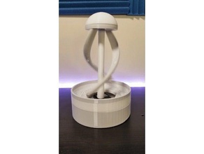 desktop-spinning-Wasser-Brunnen Dekor 3d print model - Mito3D