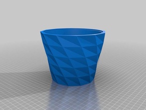 low poly planter v2 outdoor garden customized 3d print model - Mito3D