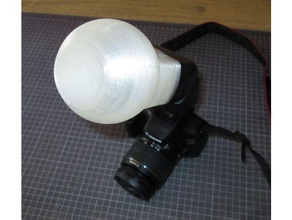 light diffuser photographic flash camera lighting tools 3d print model - Mito3D