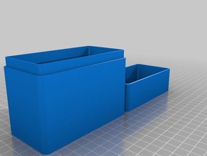 boite pour komprimiert Container angepasst 3d print model - Mito3D