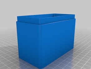boite pour komprimiert bas Container angepasst 3d print model - Mito3D