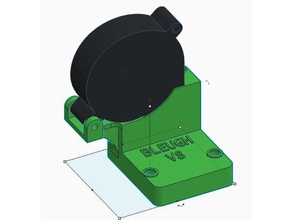 wanhao duplicatore 9 d9 top ventola soffiante aggiornamento v12 3d la stampante parti 5015 soffiatore condotto della calore pausa 3d print model - Mito3D