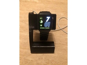 weighted apple watch charging stand gadgets dock 3d print model - Mito3D