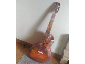 guitare classique de la musique acoustique instrument 3d print model - Mito3D