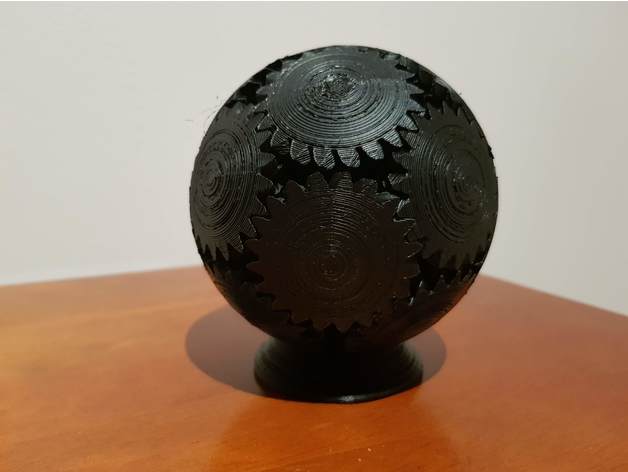 customized gear sphere mechanical toys 3D print model - Mito3D