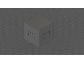 impossible de queue d'aronde la boîte ingénierie 3d print model - Mito3D