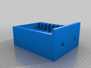 pile verticale snes cartouche de rack jeux le support nintendo 3d print model - Mito3D