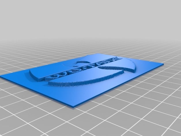 wu-tang lithophane arte 3D print model - Mito3D