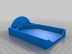 dice tray 3d print model - Mito3D