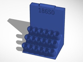 18650 pil tutucu elektronik vape ecig dur istasyonu 3d print model - Mito3D
