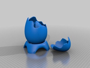 stein der weisen im ei des colombo sculture 3d print model - Mito3D