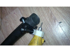 dremel vacuum hose mount diy 3d print model - Mito3D