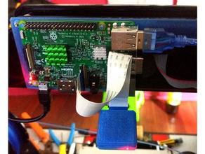 anet a8 ahududu pi 3 desteği kamera monte edin 3d yazıcı parçalar modifiye raspberry 3d print model - Mito3D