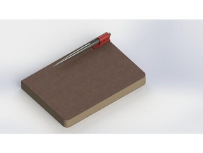 penna clip office matita titolare portapenne 3d print model - Mito3D
