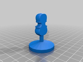 violine - Spielzeug Spiele 3d print model - Mito3D