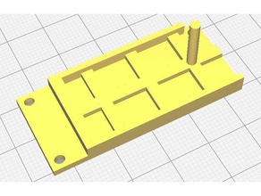modello terminal ferroviario blocco di montaggio hobby 3d print model - Mito3D