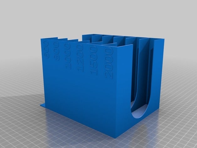 kanca 5in yapılandırılabilir zımpara disk pegboard düzenleyici döngü organizasyon 3D print model - Mito3D