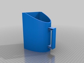 feed scoop 3d printing chicken dog food home horse kitchen pets scooper tool 3d print model - Mito3D