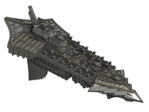 kaos savaş gemisi oyuncak oyun aksesuarlar filosu Gotik ATI 3d print model - Mito3D