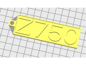 z750 chaveiro 3d impressão kawasaki 3d print model - Mito3D