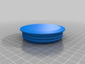 cap hole 71 mm full round replacement parts customized 3d print model - Mito3D