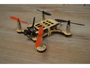 moskeeto 95mm micro carreras de drones rc vehículos drone mini quadcopter 3d print model - Mito3D