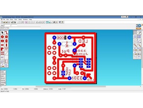 555 en astable schéma du circuit pcb techsoft 2d d'autres l'électronique 3d print model - Mito3D