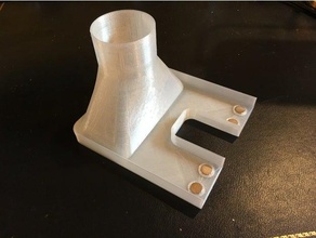 vacuum dust hood mini-lathe hobby adapter 3d print model - Mito3D