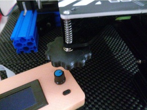 tevo tarántula 50mm cama perilla 3d de la impresora partes nivelación heatbed caliente 3d print model - Mito3D