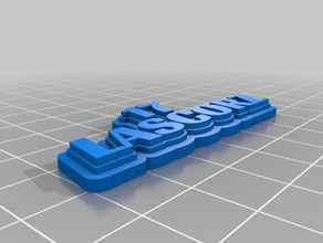 17lascorz de porte-clés personnalisé 3d print model - Mito3D