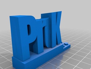 pk finale art strumenti personalizzato 3d print model - Mito3D