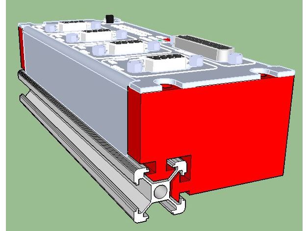 geckodrive g540 2020 suporte de montagem ferramenta os titulares caixas 3D print model - Mito3D