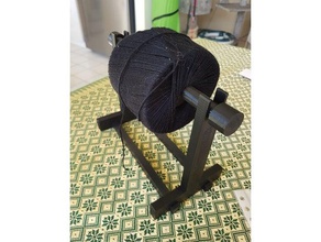 crochet cotton spool holder art tools craft crocheting 3d print model - Mito3D