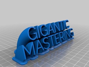 gigantic mastering office customized 3d print model - Mito3D