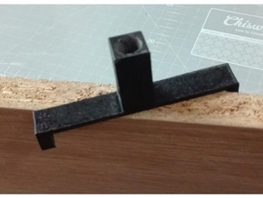 la guía de broca borde junta herramientas perforación jig carpintería 3d print model - Mito3D