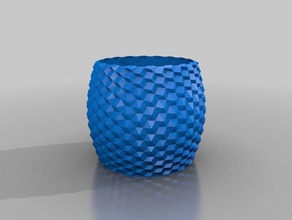 hexa-cup Container 3d print model - Mito3D
