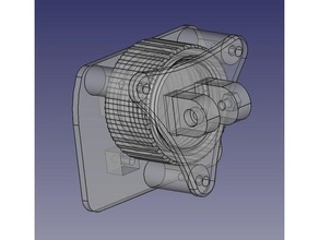 anet a6 eje tensor de la correa 3d impresora partes actualización gt2 3d print model - Mito3D