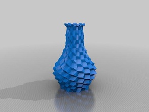 vaso esagonale arredamento di fiori 3d print model - Mito3D