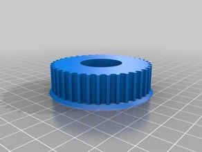 38t htd 5m 15mm pulley 70mm wheel electric longboard 3d printer parts customized 3d print model - Mito3D
