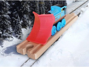 thomas ultimate snowplow brio toy game accessories engine train wooden 3d print model - Mito3D